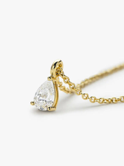 Delicate Solitaire Pendant - Elise Pendant