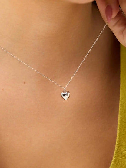 Gold Heart Necklace - Lev Small