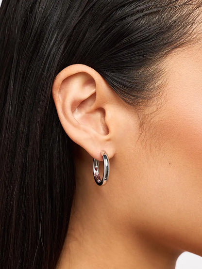 Gold Hoop Earrings - Giulia Large