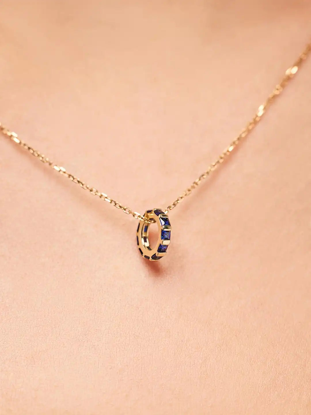 Solid Yellow Gold - Diamond Zeno Charm