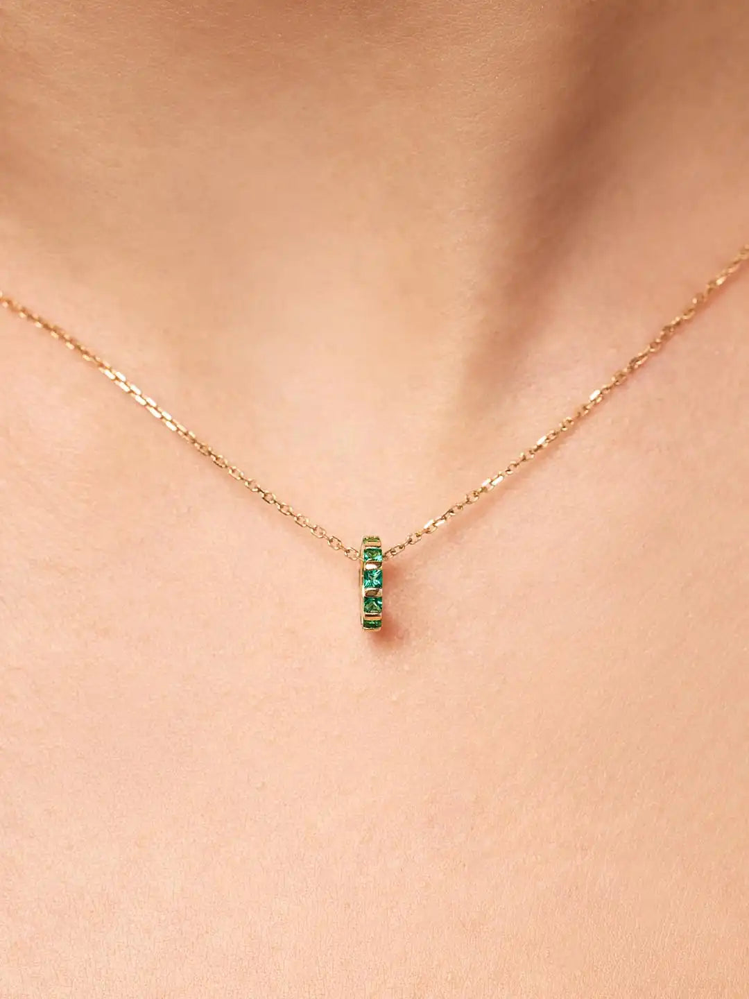 Solid Yellow Gold - Diamond Zeno Charm