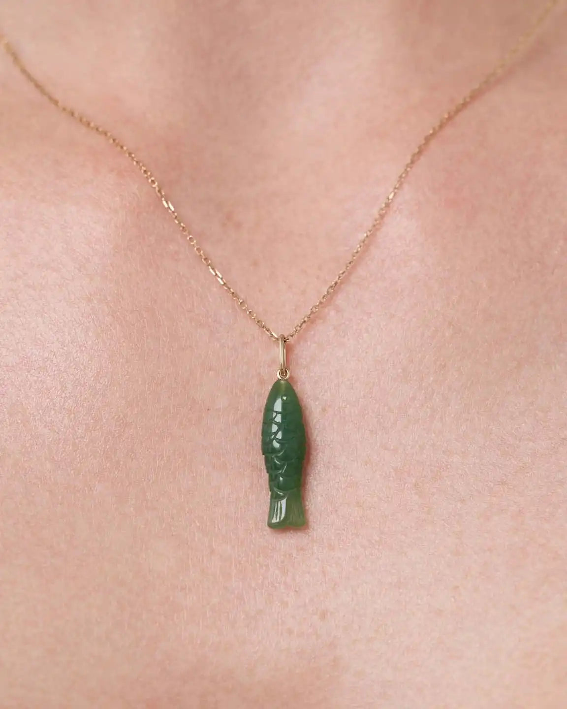 Solid Yellow Gold - Gold Fish Charm