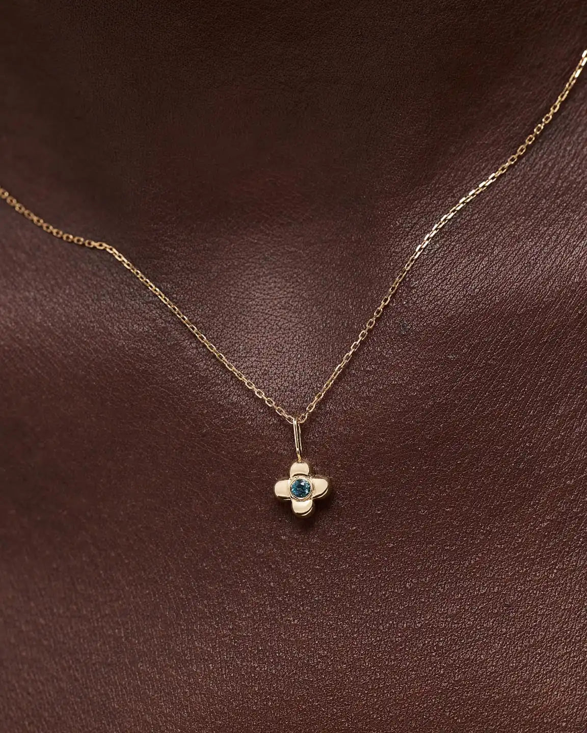 Solid Yellow Gold - Pearl Mini Liora Necklace