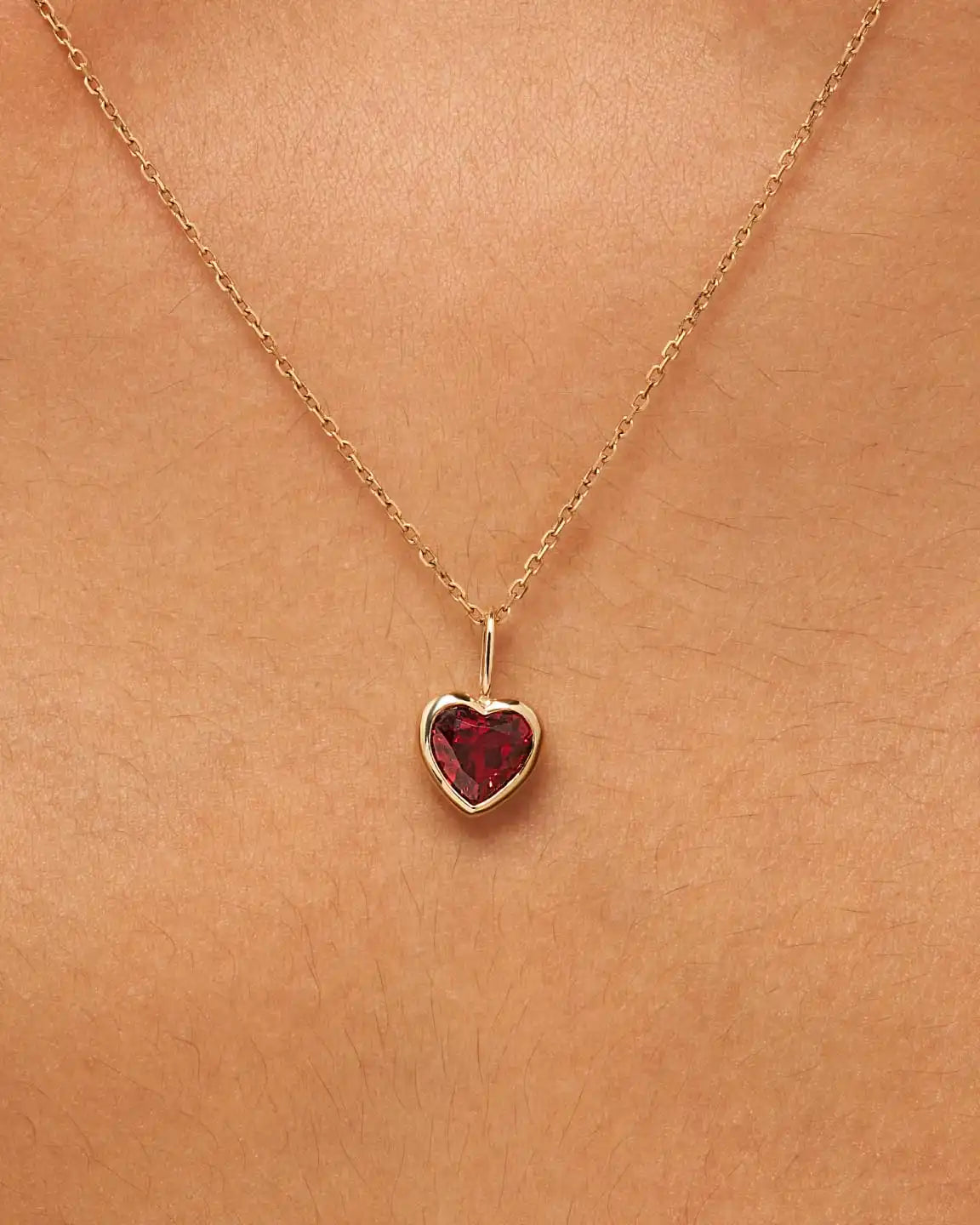 Solid Yellow Gold - Heirloom Heart Charm