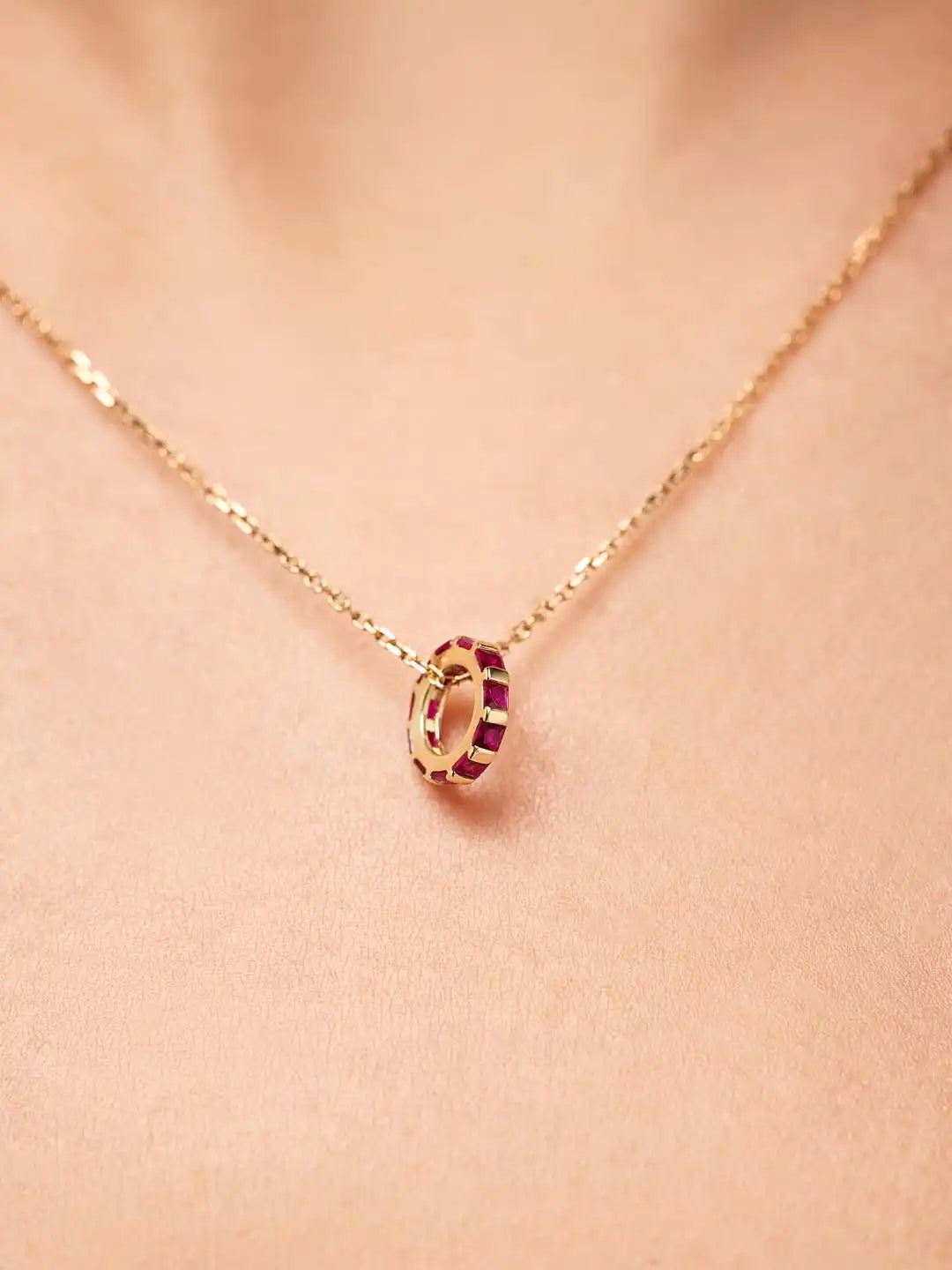Solid Yellow Gold - Diamond Zeno Charm
