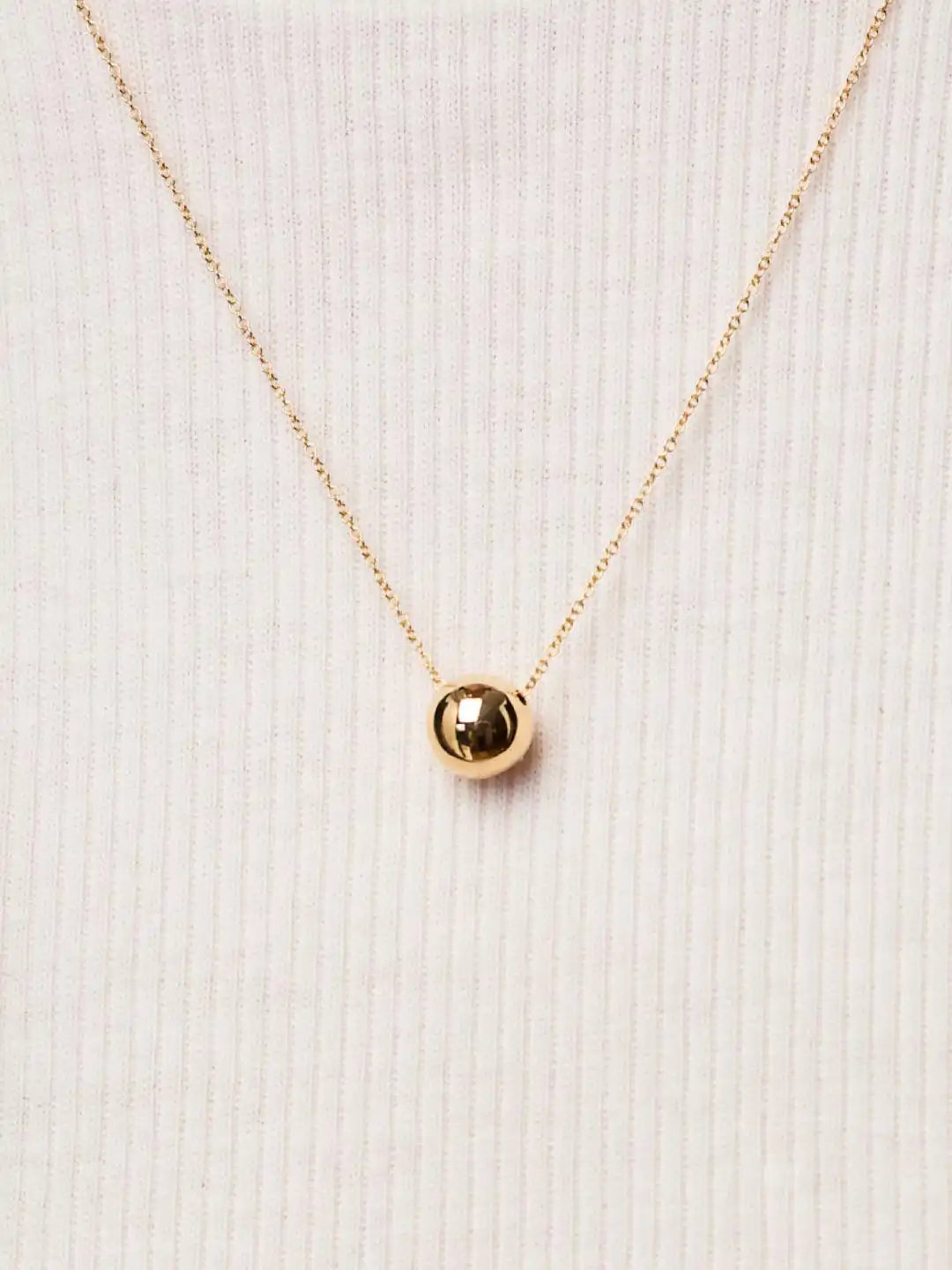 Gold Pendant - Gold Mini Sphere Pendant