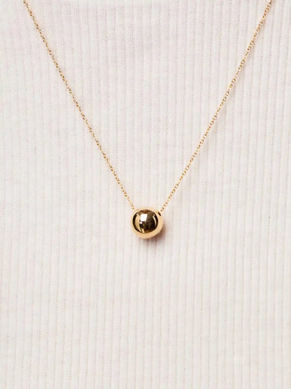 Gold Pendant - Gold Mini Sphere Pendant