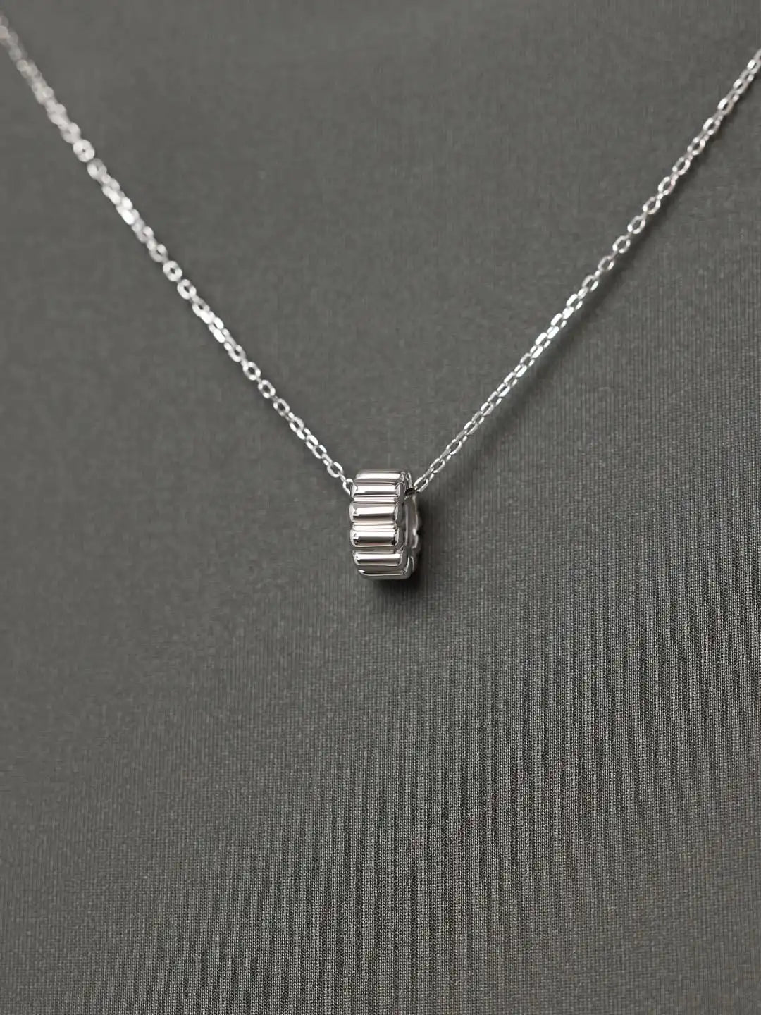 Solid White Gold - Galaxy Charm