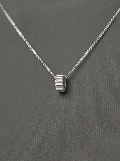 Solid White Gold - Galaxy Charm