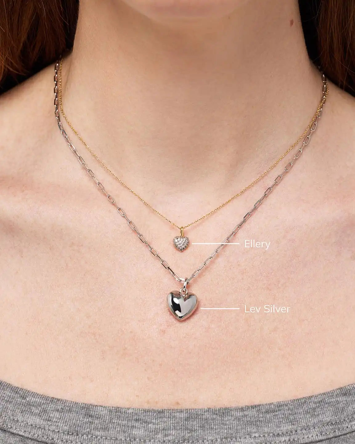 Gold Heart Necklace - Ellery