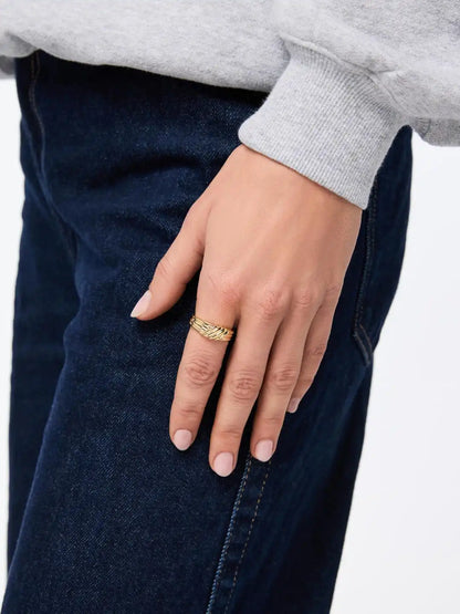 Gold Band Ring - Lydia