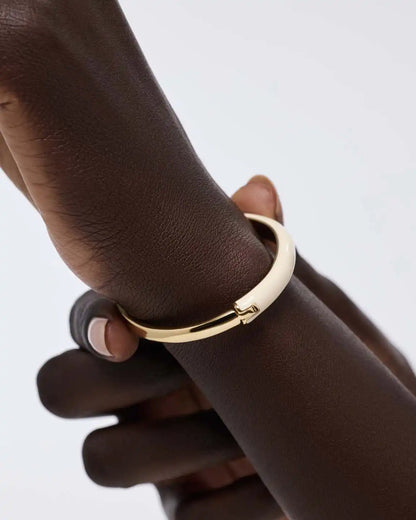 Gold Bangle Bracelet - Brynley