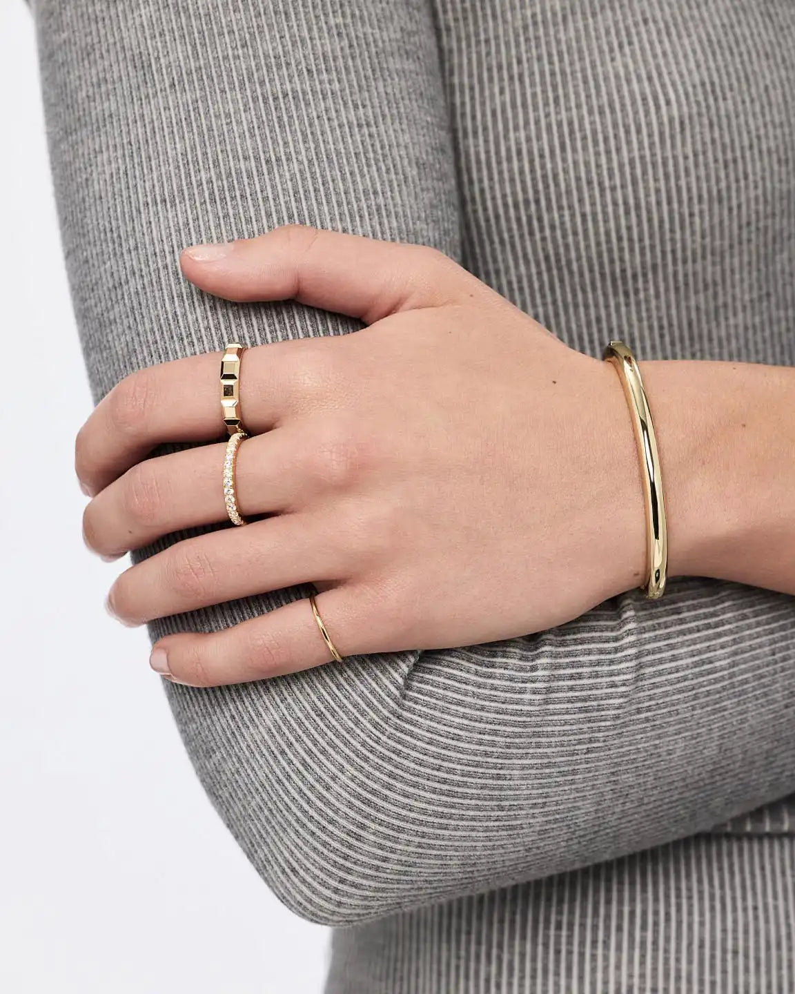 Gold Band Ring - Keira