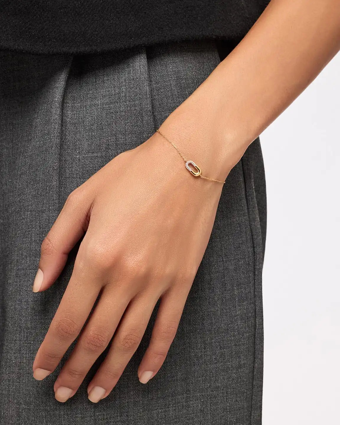 Gold Charm Bracelet - Blake Bracelet