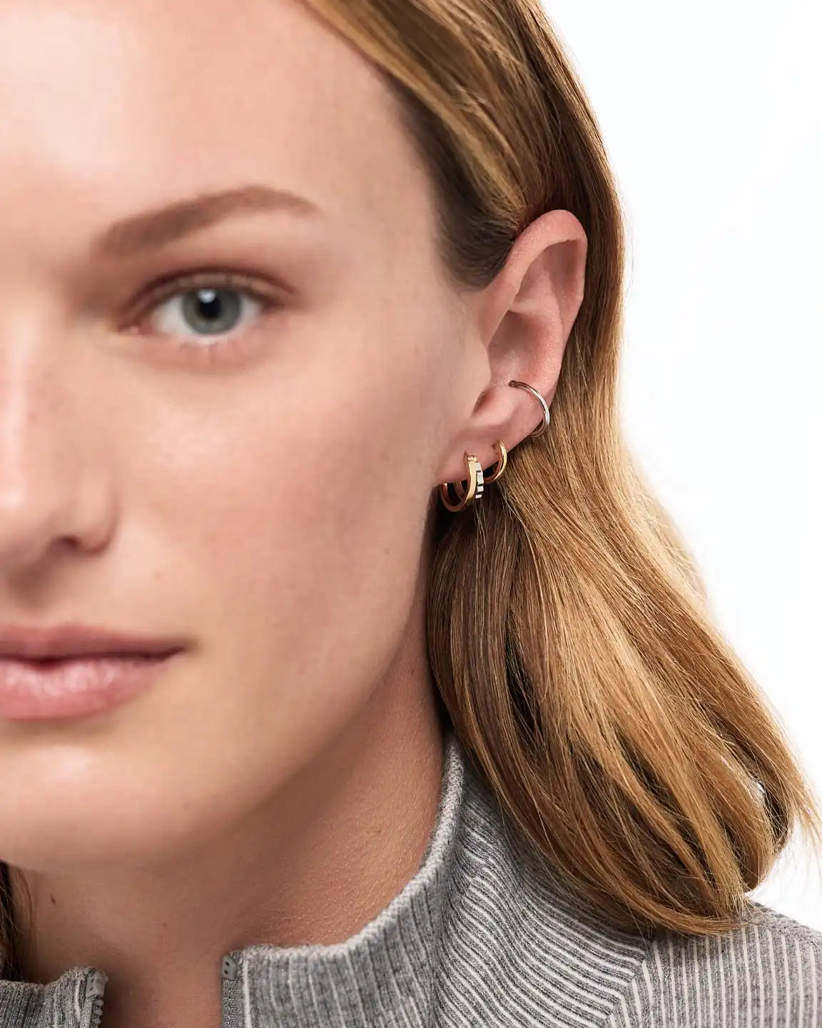 Double Hoop Earrings - Toda