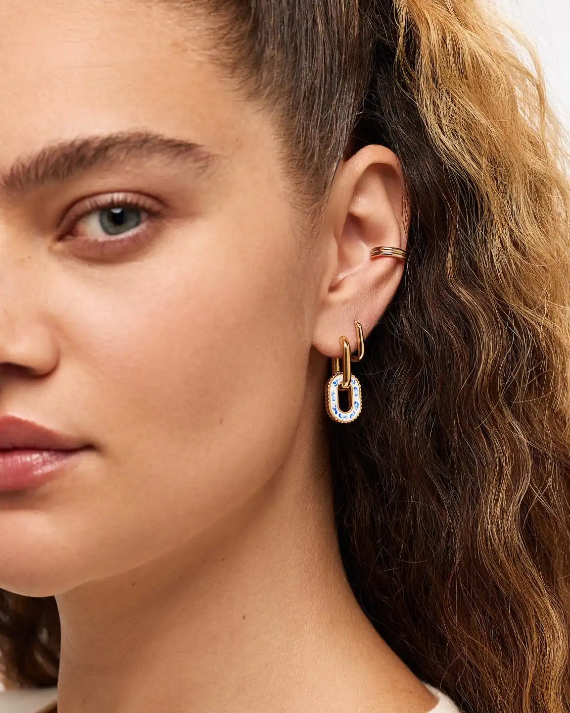 Double Hoop Earrings - Ash Double