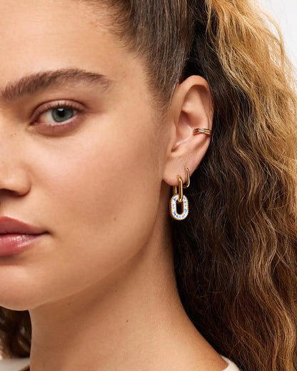 Double Hoop Earrings - Ash Double
