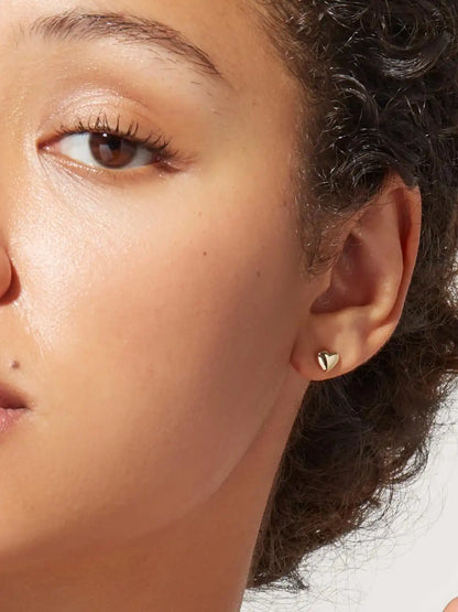 Stud Earrings - Lev Studs Two Tone