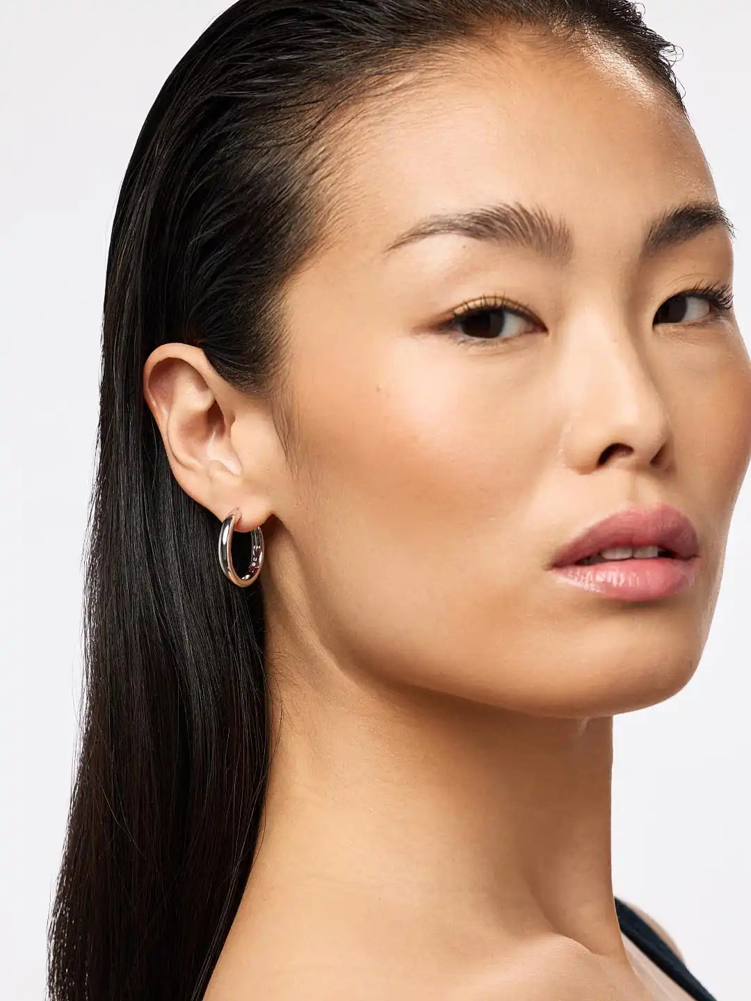 Gold Hoop Earrings - Giulia Large