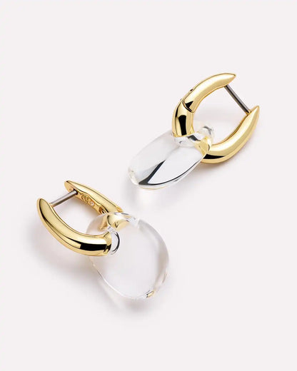 Gold Drop Earrings - Kayla