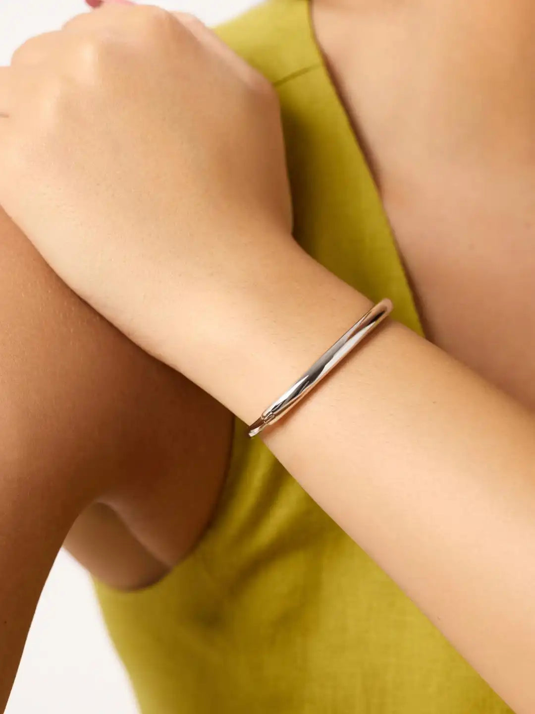 Gold Bangle Bracelet - Brynley