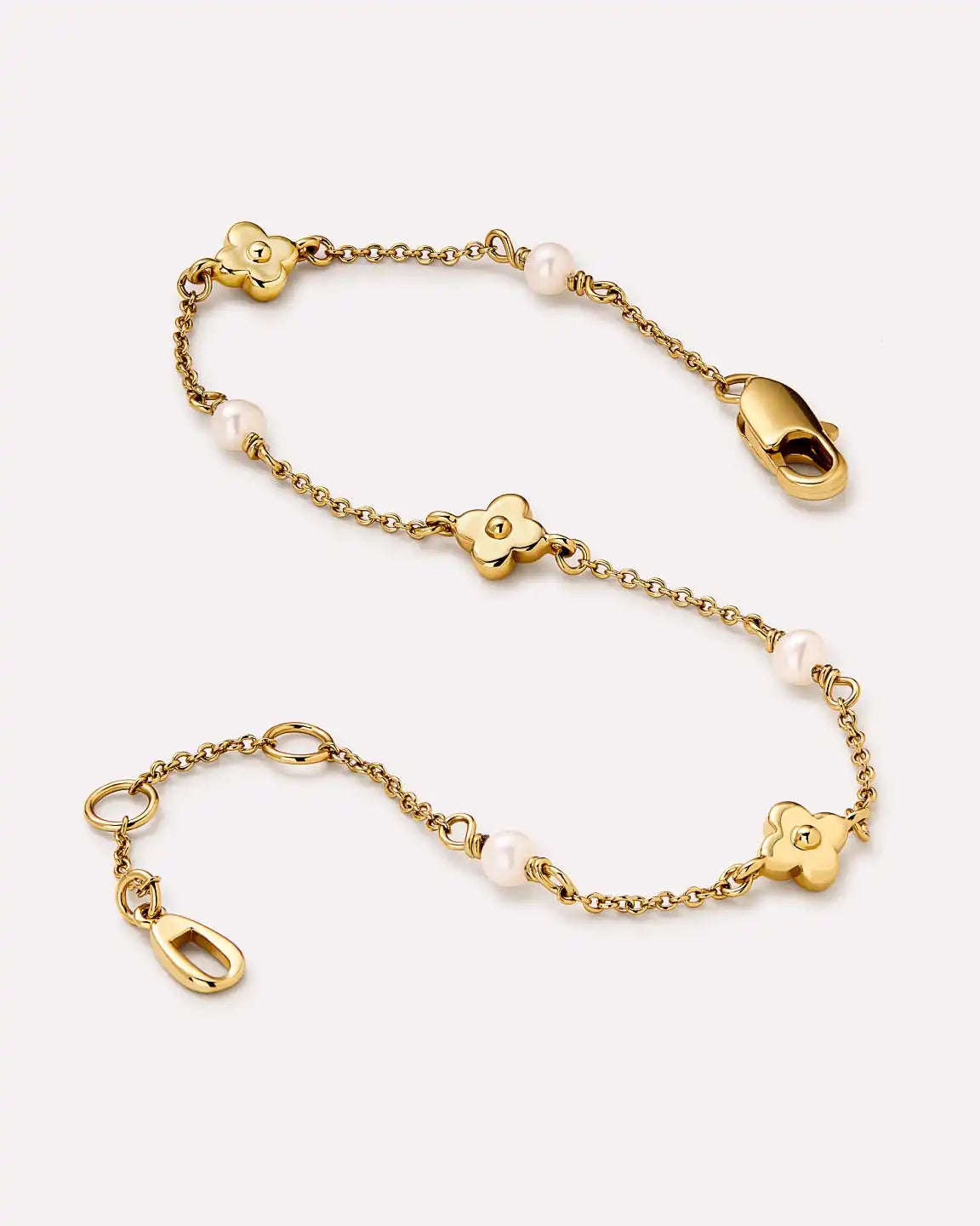 Flower Bracelet - Hannah Bracelet Rose Quartz