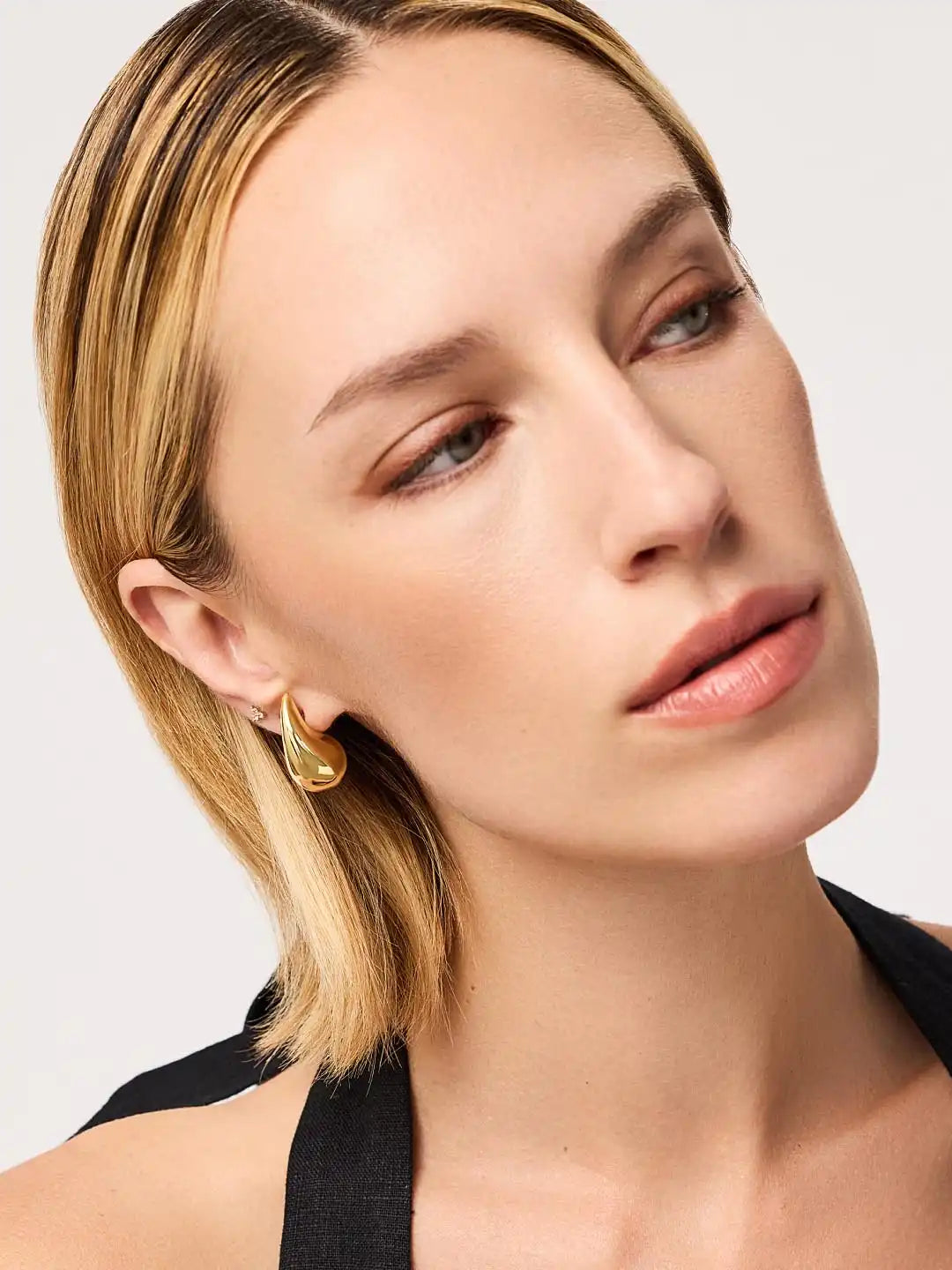 Gold Statement Earrings - Kiara