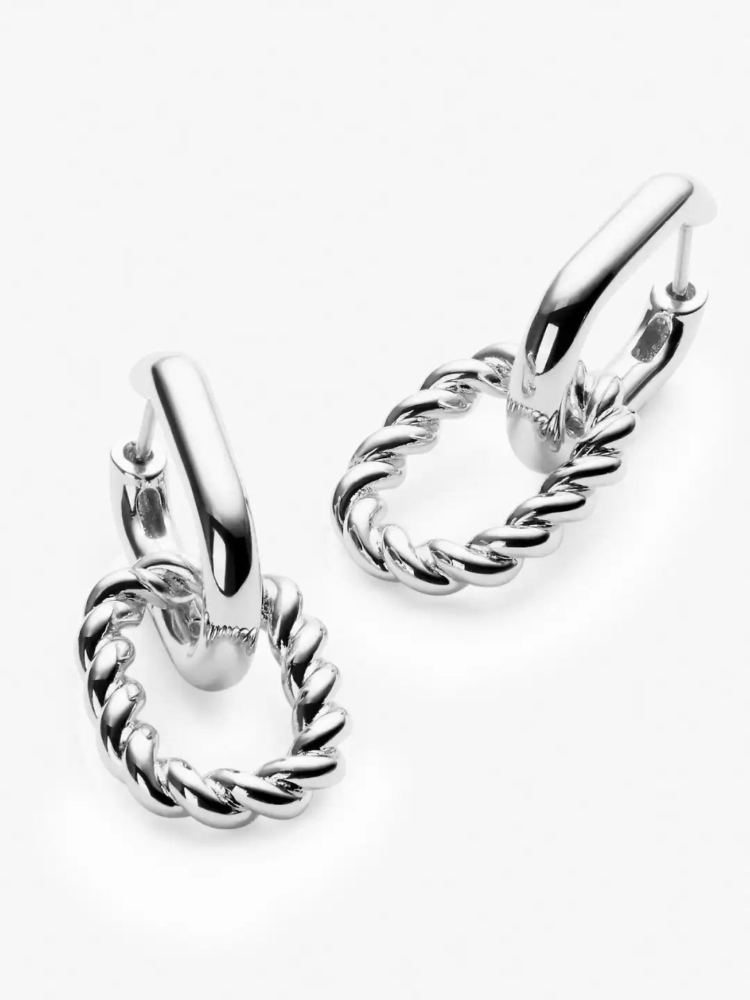 Double Hoop Earrings - Ash Double
