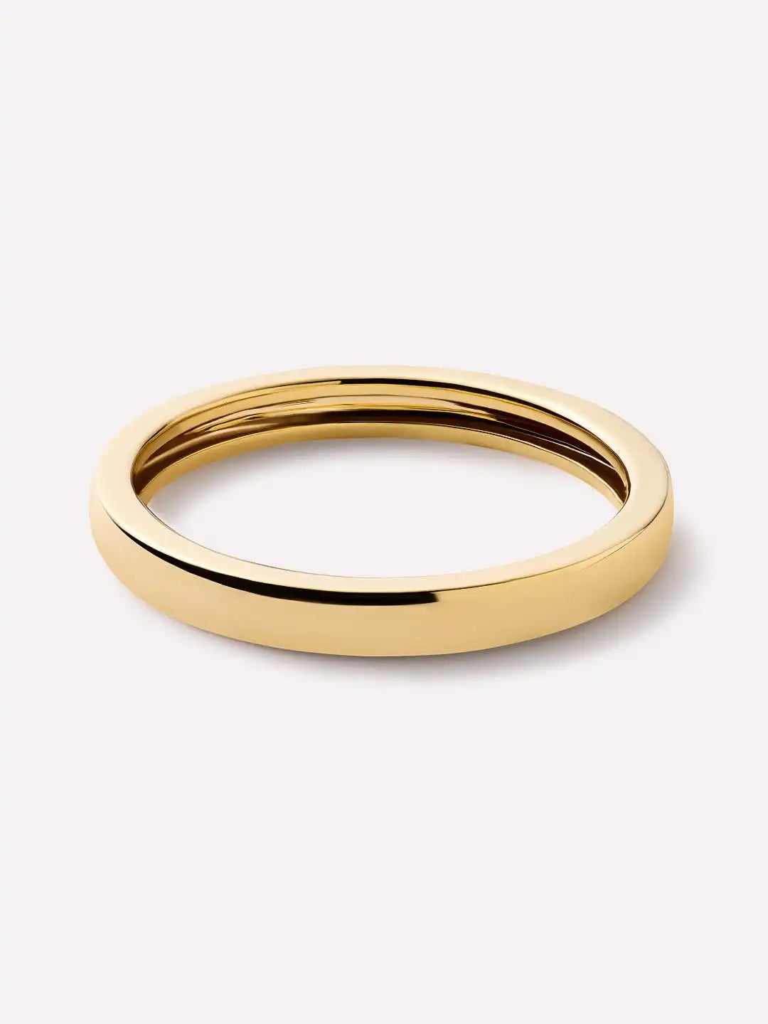 Solid Yellow Gold - Slim Eclipse Ring