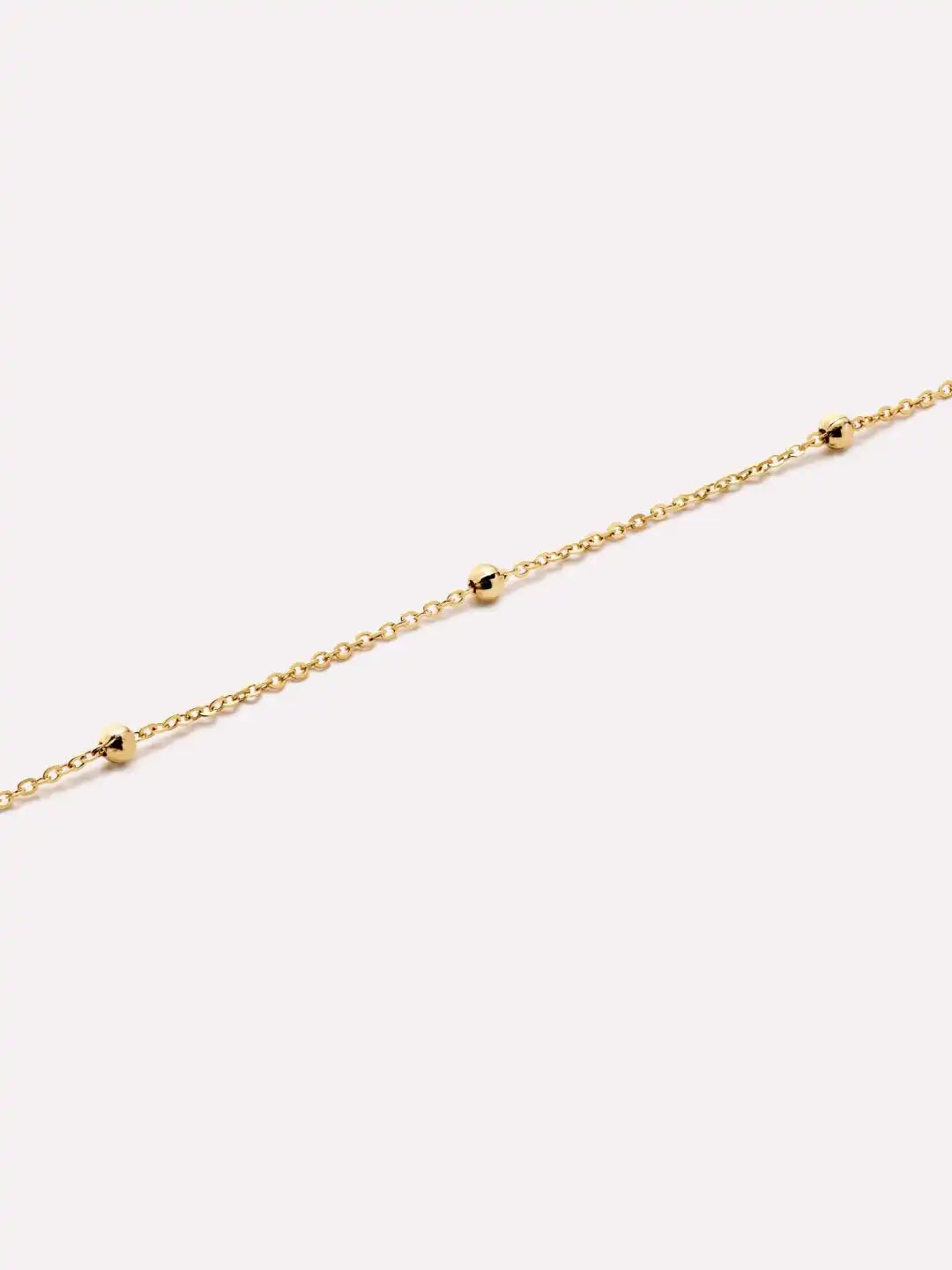 Solid Yellow Gold - Satellite Bracelet