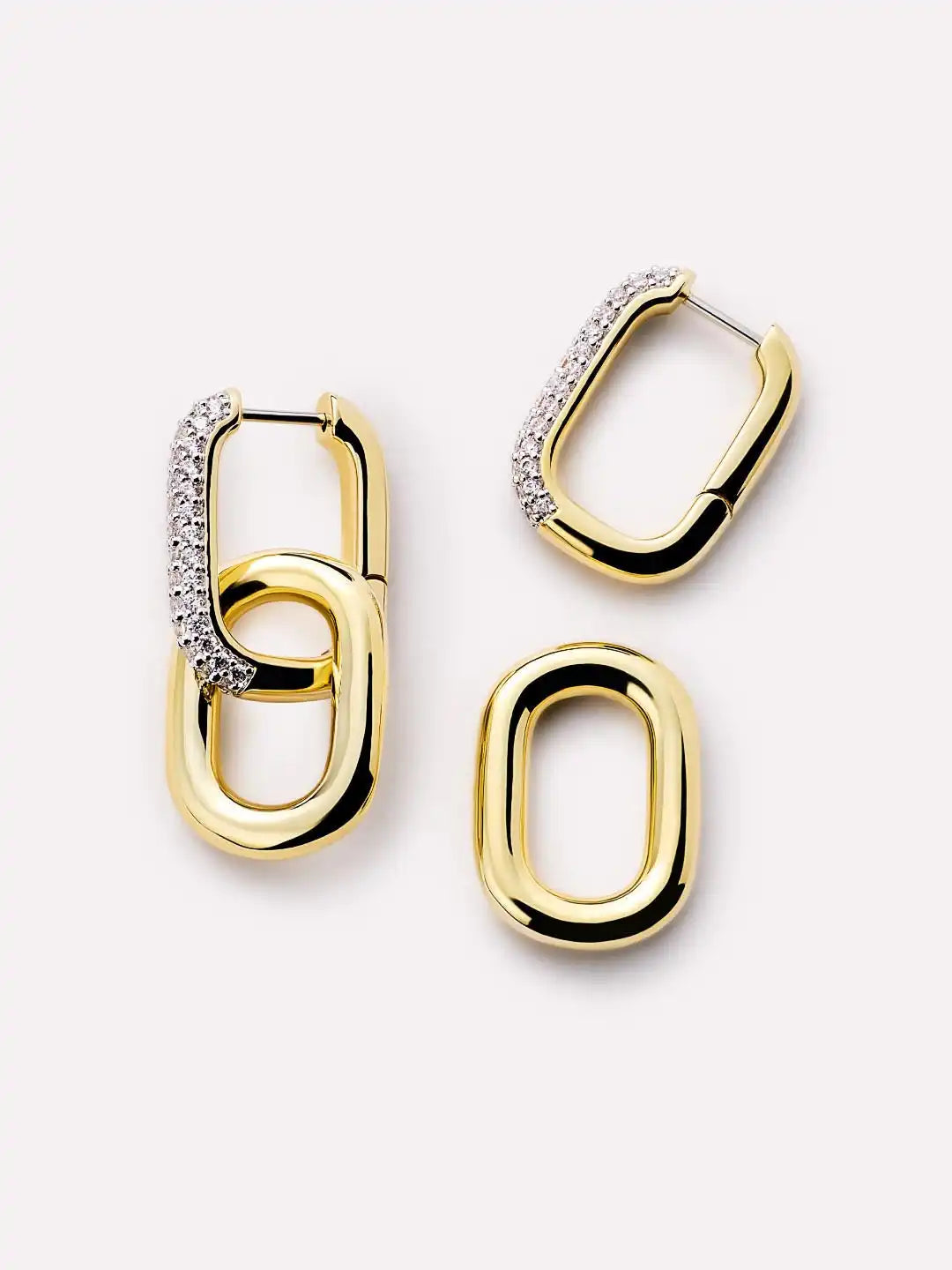 Double Hoop Earrings - Ash Double