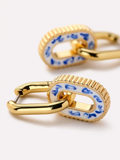Double Hoop Earrings - Ash Double