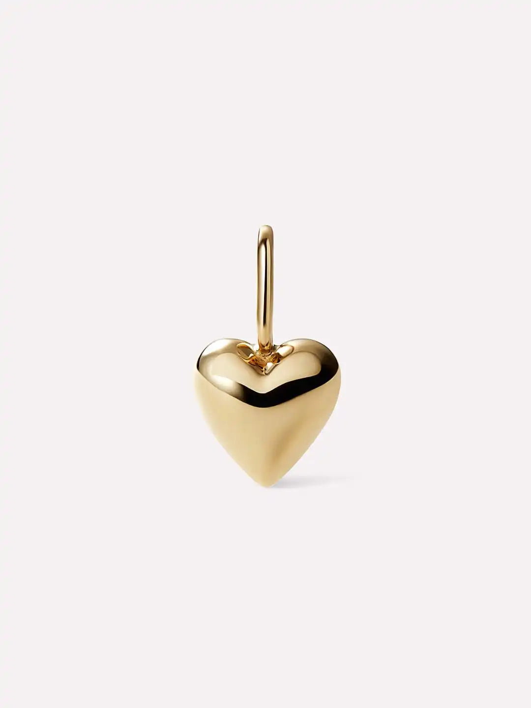 Solid Yellow Gold - Heirloom Heart Charm