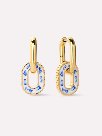 Double Hoop Earrings - Ash Double