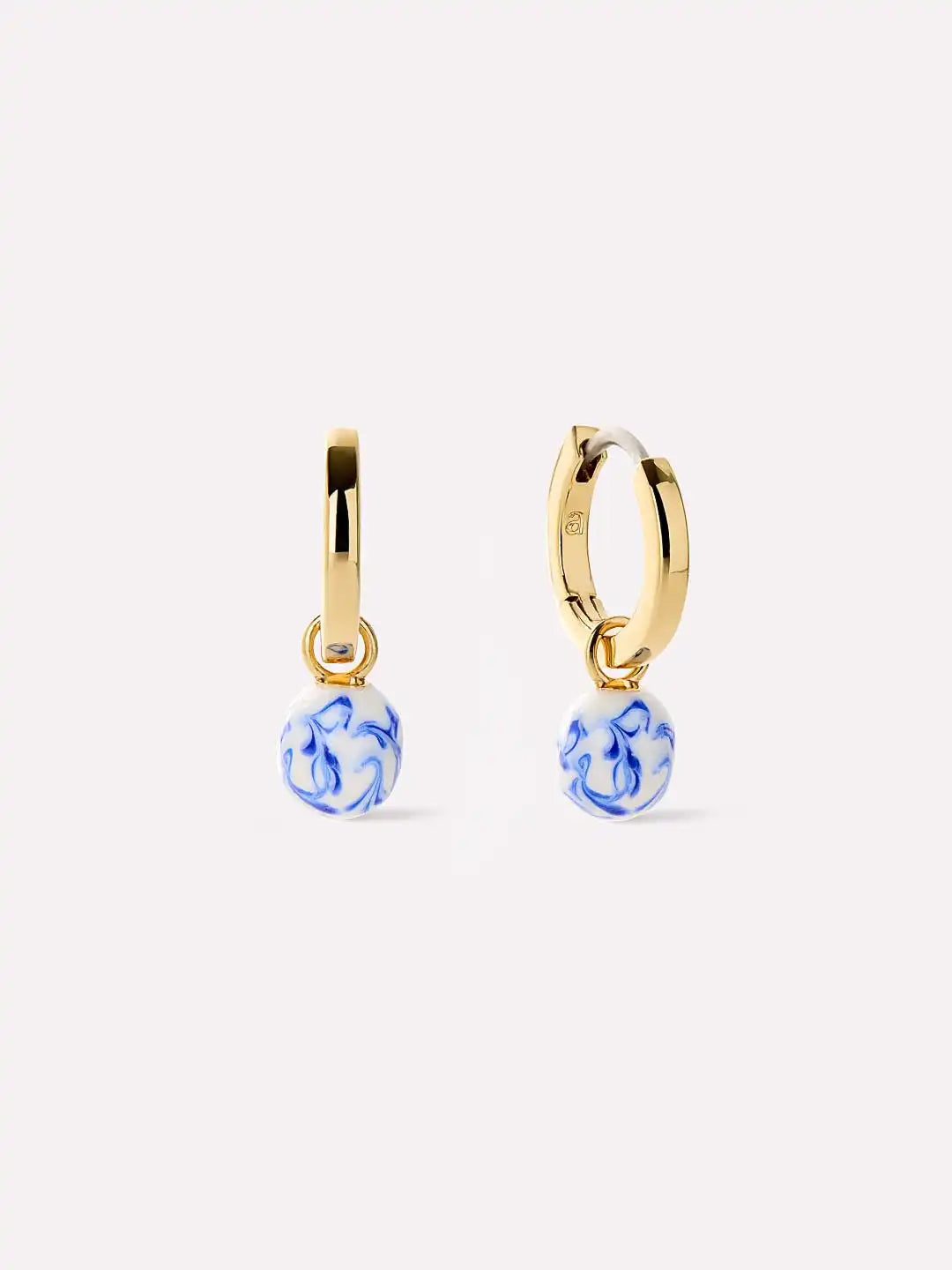Pearl Huggie Hoops - Frida
