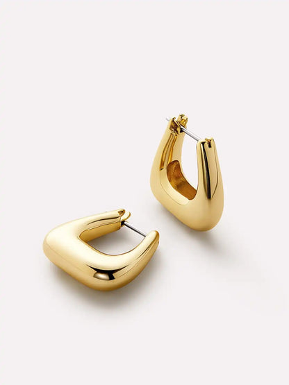 Statement Earrings - Dakota Marble Blue