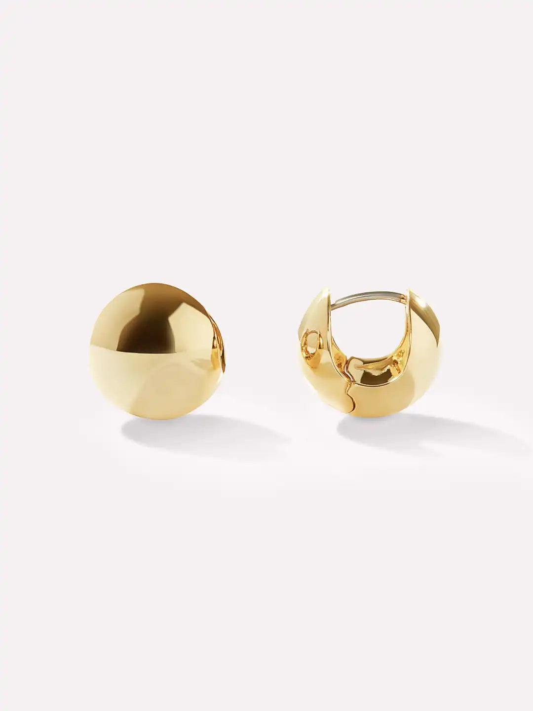 Statement Earrings - Mini Abby Marble Blue