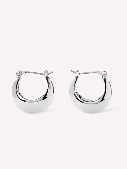Statement Earrings - Mini Abby Marble Blue