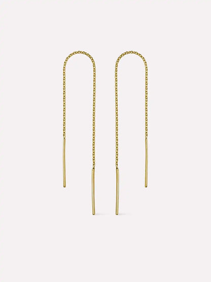 Gold Threader Earrings - Gold Threaders