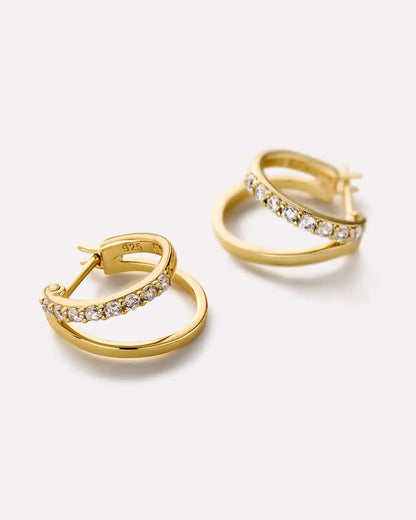 Double Hoop Earrings - Toda