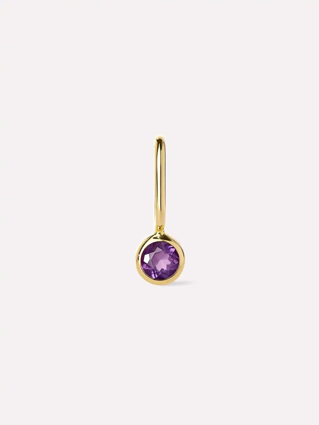 Solid Yellow Gold - Sapphire Mini Birthstone Charm