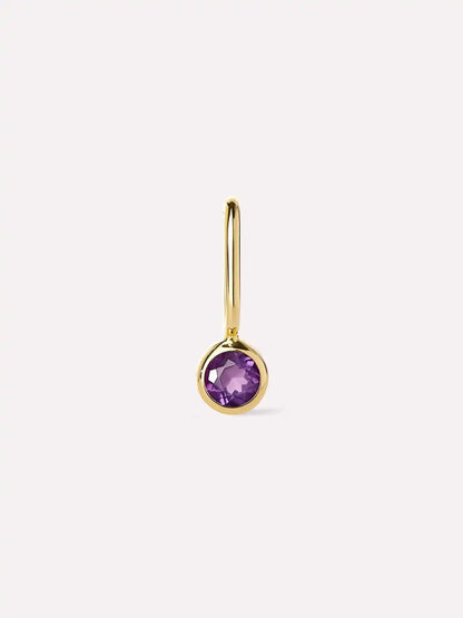 Solid Yellow Gold - Sapphire Mini Birthstone Charm