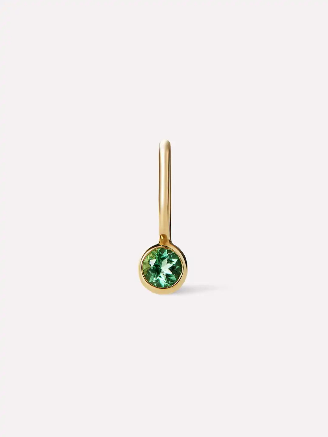Solid Yellow Gold - Sapphire Mini Birthstone Charm