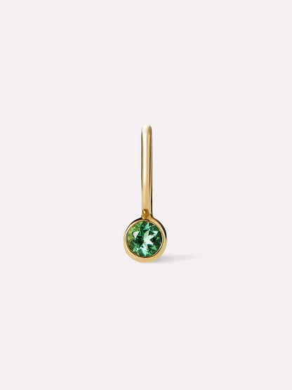Solid Yellow Gold - Sapphire Mini Birthstone Charm