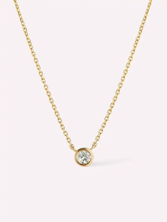 Diamond Necklace - Gold Diamond Necklace