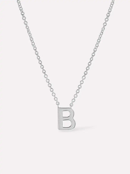 Gold Initial Necklace - Letter Necklace