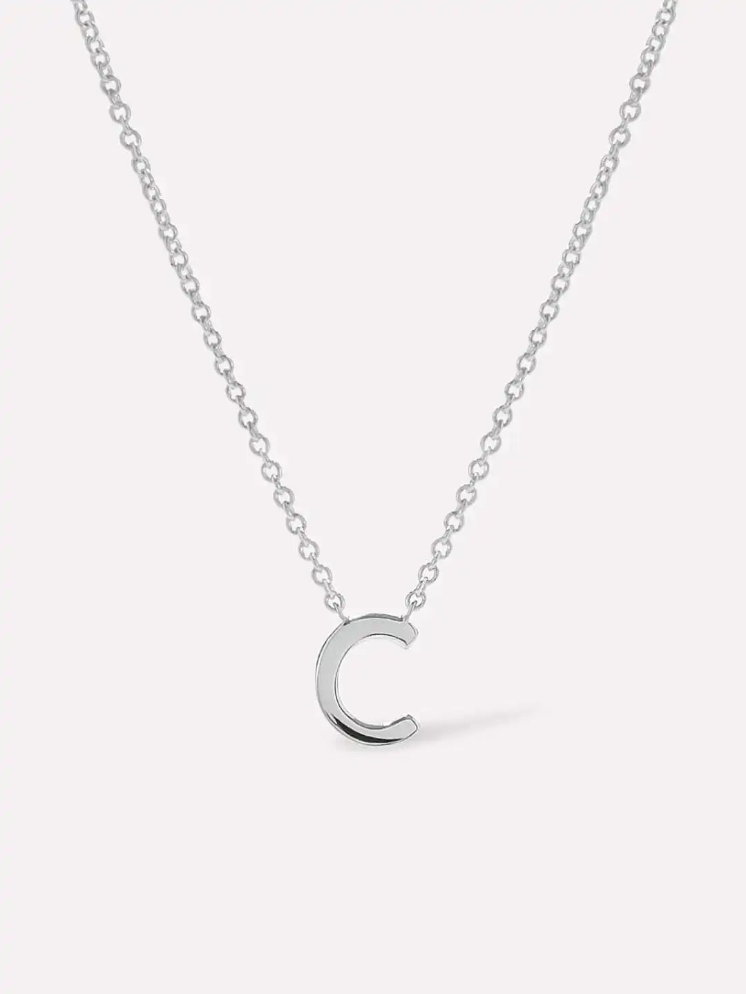 Gold Initial Necklace - Letter Necklace