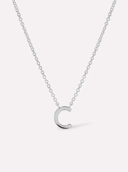 Gold Initial Necklace - Letter Necklace