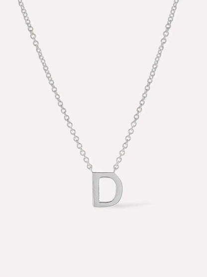Gold Initial Necklace - Letter Necklace