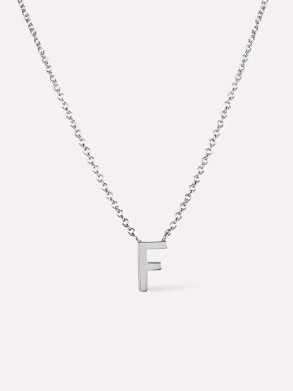Gold Initial Necklace - Letter Necklace